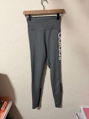 adidas Gray High-Waist Leggings
